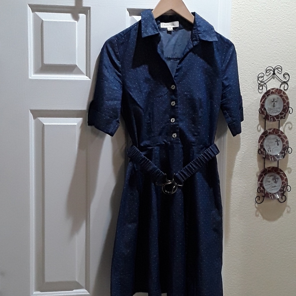 Monteau polkadots mini dress - Picture 1 of 2